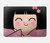S3042 Japan Girl Hina Doll Kimono Sakura Hard Case For MacBook Pro 14 M1-M5 A2442,A2779,A2992,A2918,A3112,A3185,A3401,A3434,A3112