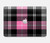 S3091 Pink Plaid Pattern Hard Case For MacBook Pro 14 M1-M5 A2442,A2779,A2992,A2918,A3112,A3185,A3401,A3434,A3112