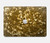 S3388 Gold Glitter Graphic Print Hard Case For MacBook Pro 14 M1-M5 A2442,A2779,A2992,A2918,A3112,A3185,A3401,A3434,A3112