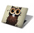 S0360 Coffee Owl Hard Case For MacBook Pro 16 M1,M2 (2021,2023) - A2485, A2780