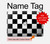 S1611 Black and White Check Chess Board Hard Case For MacBook Pro 16 M1,M2,M3,M4 (2021,2024) - A3403, A3186, A2991, A2780, A2485