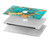 S2906 Aqua Turquoise Stone Hard Case For MacBook Pro 16 M1,M2 (2021,2023) - A2485, A2780