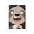 S3855 Sloth Face Cartoon Hard Case For iPad Air 2, iPad 9.7 (2017,2018), iPad 6, iPad 5