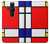 S0157 Composition Red Blue Yellow Case For Sony Xperia Pro-I