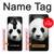 S1072 Panda Bear Case For Sony Xperia Pro-I