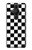 S1611 Black and White Check Chess Board Case For Sony Xperia Pro-I