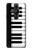 S3078 Black and White Piano Keyboard Case For Sony Xperia Pro-I
