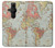 S3418 Vintage World Map Case For Sony Xperia Pro-I