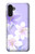 S2361 Purple White Flowers Case For Samsung Galaxy A13 4G