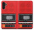 S3204 Red Cassette Recorder Graphic Case For Samsung Galaxy A13 4G