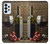 S1316 Grapes Bottle and Glass of Red Wine Case For Samsung Galaxy A23