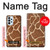 S2326 Giraffe Skin Case For Samsung Galaxy A23