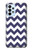 S2345 Navy Blue Shavron Zig Zag Pattern Case For Samsung Galaxy A23