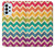 S2362 Rainbow Colorful Shavron Zig Zag Pattern Case For Samsung Galaxy A23