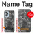 S2526 Black Marble Graphic Printed Case For Samsung Galaxy A23
