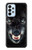 S2823 Black Wolf Blue Eyes Face Case For Samsung Galaxy A23