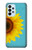 S3039 Vintage Sunflower Blue Case For Samsung Galaxy A23