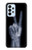 S3101 X-ray Peace Sign Fingers Case For Samsung Galaxy A23
