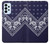 S3357 Navy Blue Bandana Pattern Case For Samsung Galaxy A23
