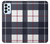 S3452 Plaid Fabric Pattern Case For Samsung Galaxy A23