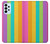 S3678 Colorful Rainbow Vertical Case For Samsung Galaxy A23