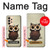 S0360 Coffee Owl Case For Samsung Galaxy A33 5G