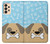 S2669 Cute Dog Paws Bones Cartoon Case For Samsung Galaxy A33 5G