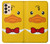 S2760 Yellow Duck Tuxedo Cartoon Case For Samsung Galaxy A33 5G