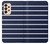 S2767 Navy White Striped Case For Samsung Galaxy A33 5G