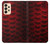 S2879 Red Arowana Fish Scale Case For Samsung Galaxy A33 5G
