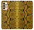 S3365 Yellow Python Skin Graphic Print Case For Samsung Galaxy A33 5G