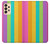 S3678 Colorful Rainbow Vertical Case For Samsung Galaxy A33 5G