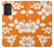 S2245 Hawaiian Hibiscus Orange Pattern Case For Samsung Galaxy A53 5G