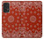 S3355 Bandana Red Pattern Case For Samsung Galaxy A53 5G