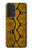 S3365 Yellow Python Skin Graphic Print Case For Samsung Galaxy A53 5G