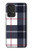 S3452 Plaid Fabric Pattern Case For Samsung Galaxy A53 5G