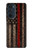 S3804 Fire Fighter Metal Red Line Flag Graphic Case For Motorola Edge 30 Pro