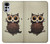 S0360 Coffee Owl Case For Motorola Moto G22