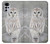 S1566 Snowy Owl White Owl Case For Motorola Moto G22