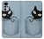 S2641 Pocket Black Cat Case For Motorola Moto G22