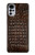 S2850 Brown Skin Alligator Graphic Printed Case For Motorola Moto G22