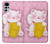 S3025 Pink Maneki Neko Lucky Cat Case For Motorola Moto G22