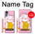 S3025 Pink Maneki Neko Lucky Cat Case For Motorola Moto G22