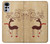 S3081 Wooden Raindeer Graphic Printed Case For Motorola Moto G22