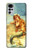 S3184 Little Mermaid Painting Case For Motorola Moto G22