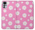 S3500 Pink Floral Pattern Case For Motorola Moto G22