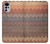 S3752 Zigzag Fabric Pattern Graphic Printed Case For Motorola Moto G22