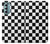 S1611 Black and White Check Chess Board Case For Motorola Moto G Stylus 5G (2022)