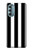 S2297 Black and White Vertical Stripes Case For Motorola Moto G Stylus 5G (2022)