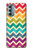S2362 Rainbow Colorful Shavron Zig Zag Pattern Case For Motorola Moto G Stylus 5G (2022)